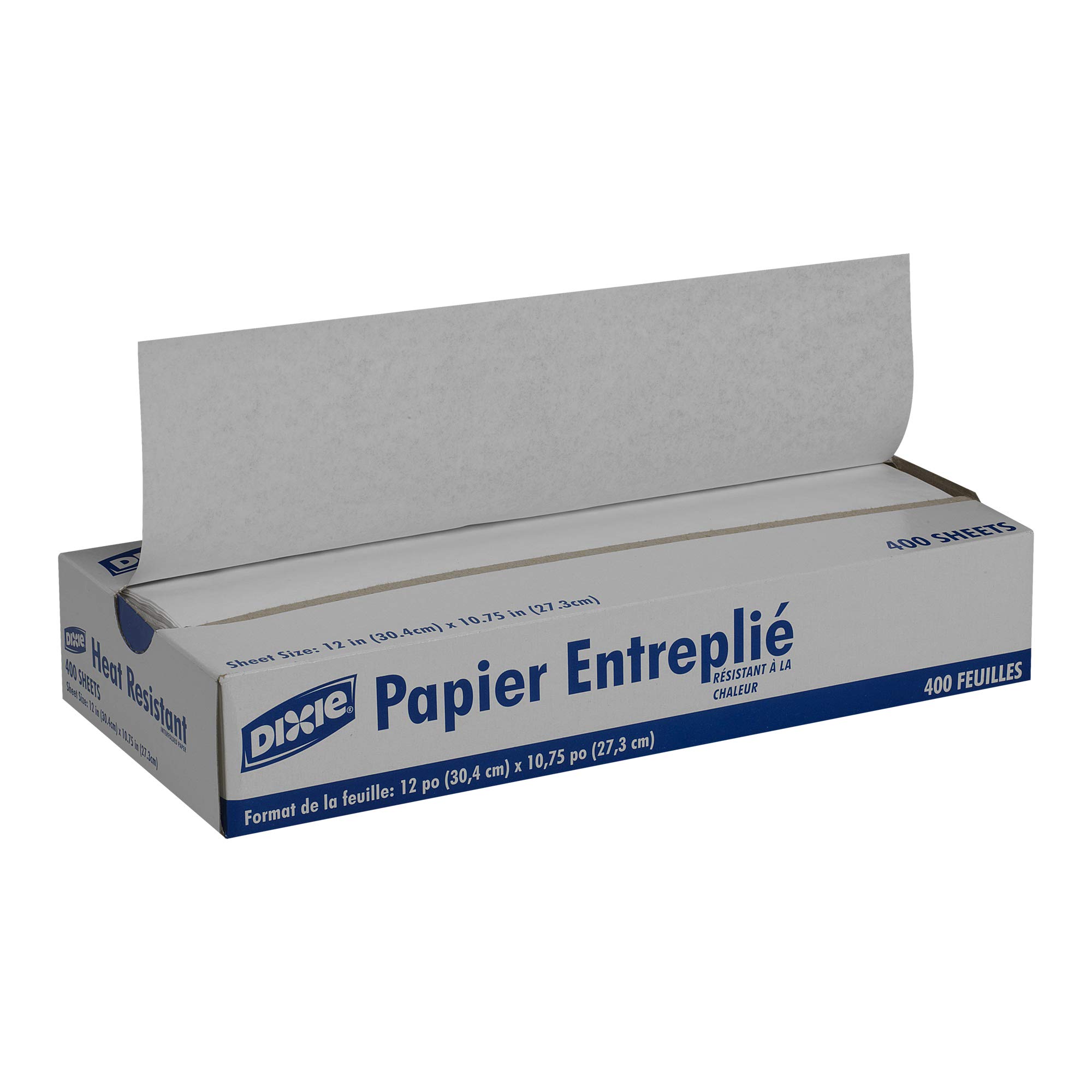 GP PRO Dixie Heat-Resistant Interfolded Paper Liners, White, 10.75 x 12 Inches, 4000 Count (10 Boxes of 400 Liners) – Ideal for Restaurants, Cafes & Food Service Businesses