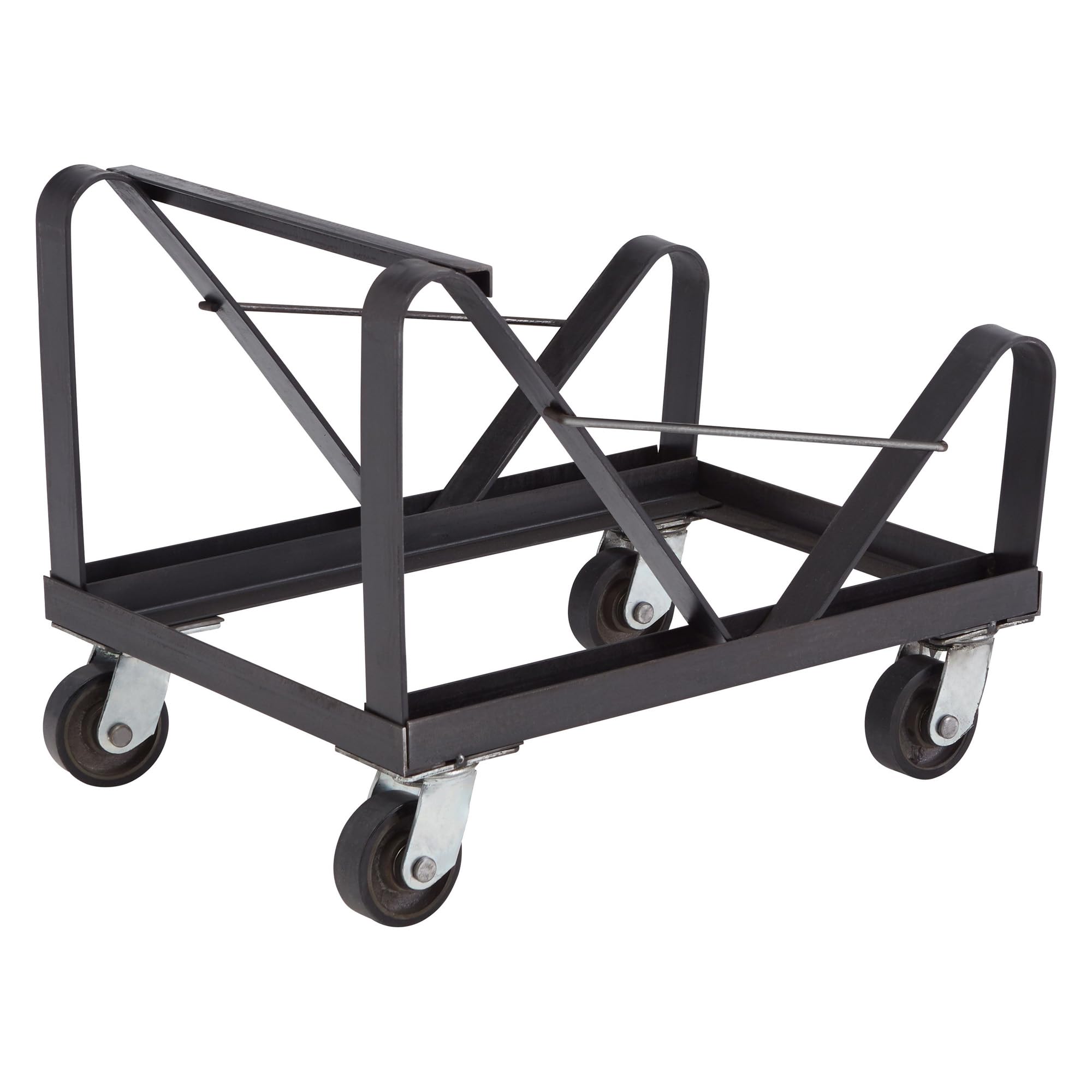 National Public Seating Powder Coated Steel Dolly for 8500 Chair - Heavy Duty Chair Transport Cart with 4 Swivel Casters - Perfect for School, Church, and Event Venue Chair Moving