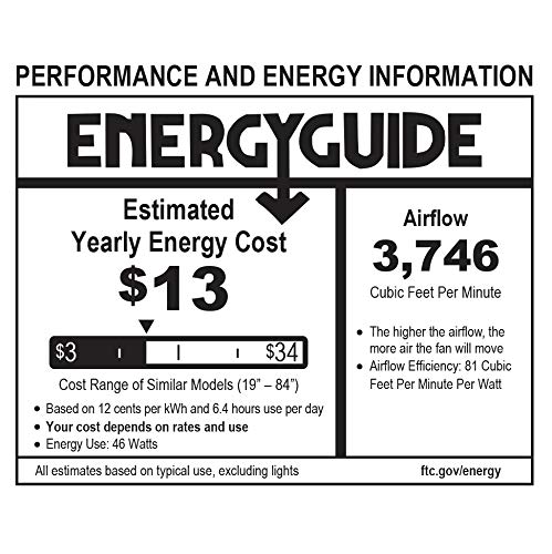 Minka-Aire F569L-ORB 52 Inch LED Ceiling Fan with Remote Control - Oil Rubbed Bronze Finish - Energy Efficient Modern Ceiling Fan for Living Room, Bedroom, or Patio
