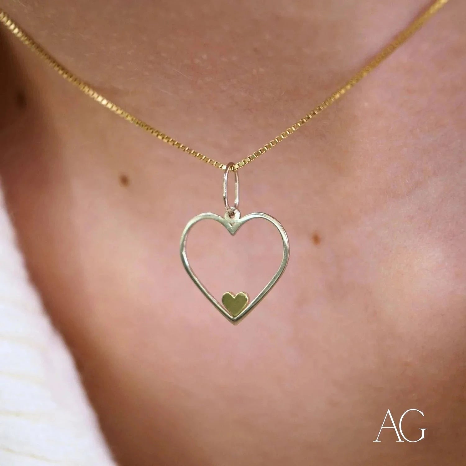 Eternal Love Heart Pendant Necklace - Sterling Silver Romantic Jewelry Gift for Her, Perfect for Anniversaries, Valentine's Day & Special Occasions