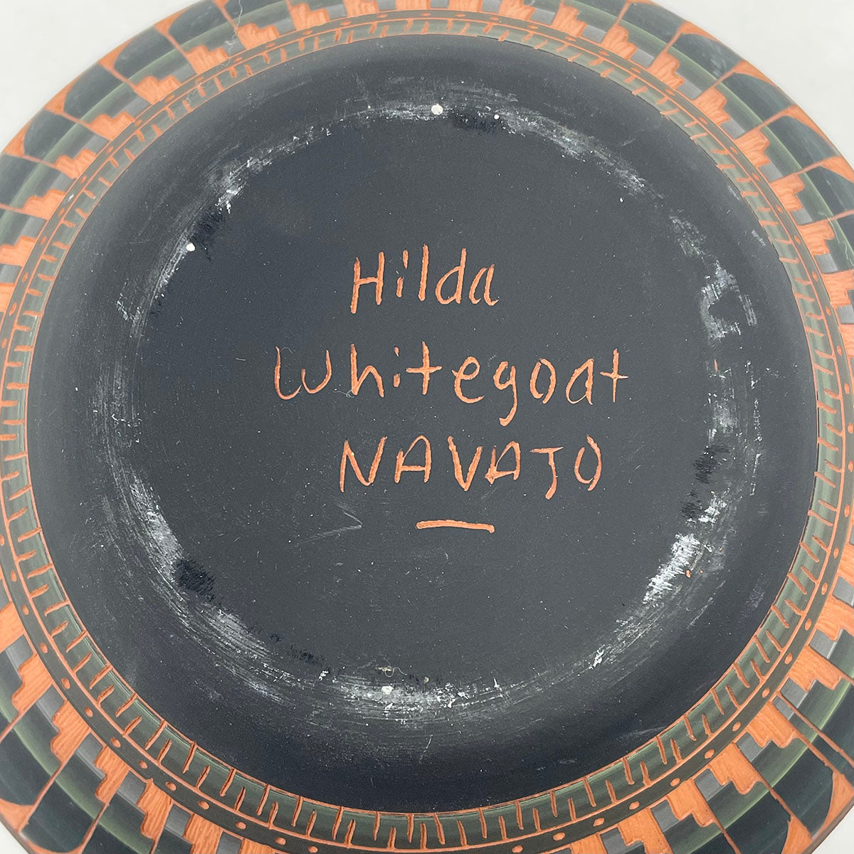 Authentic Navajo Pottery by Hilda Whitegoat - Handcrafted Native American Ceramic Vase for Home Decor & Southwest Style Collectibles - Perfect for Living Room, Office, or Gift Giving