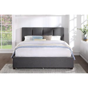 Aitana Collection King Size Platform Bed Frame - Modern Wooden Bed with Sturdy Slat Support for Bedroom, Guest Room, and Master Suite