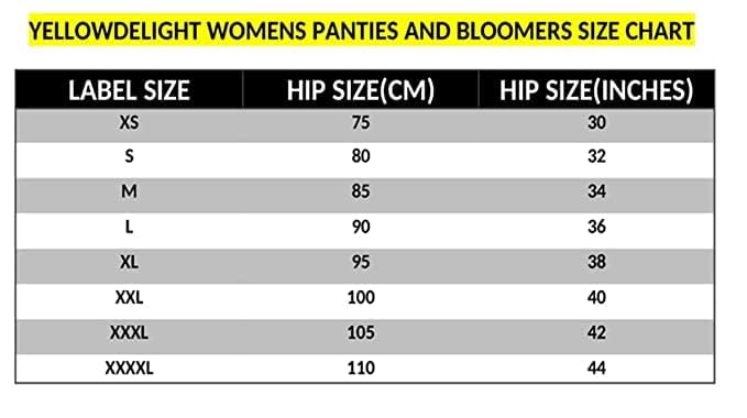 YELLOWDELIGHT Women's Cotton Underwear - Soft & Breathable Panties for Everyday Comfort | Perfect for Work, Sleep & Lounge