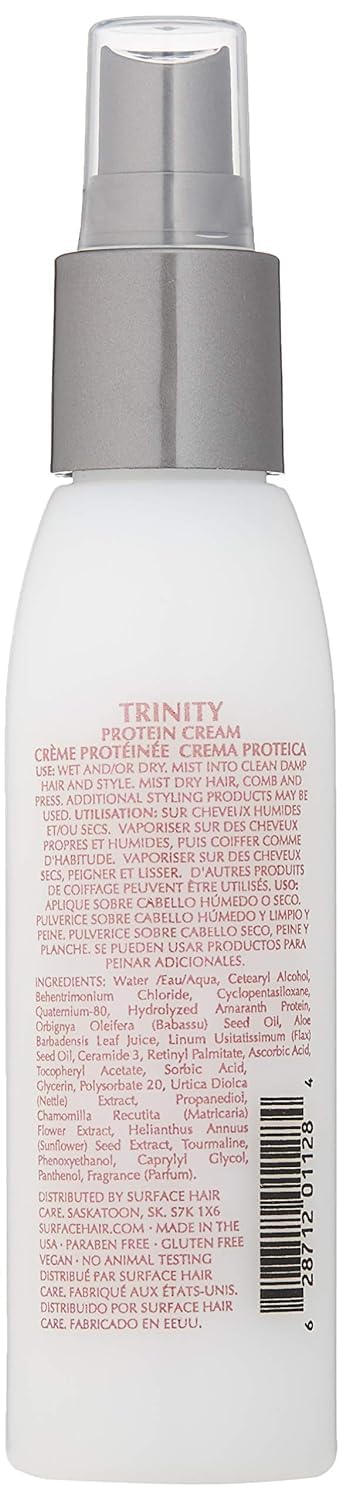 Surface Hair Trinity Protein Cream - Deep Conditioning Treatment for Damaged Hair - Perfect for Salon-Quality Hair Repair at Home