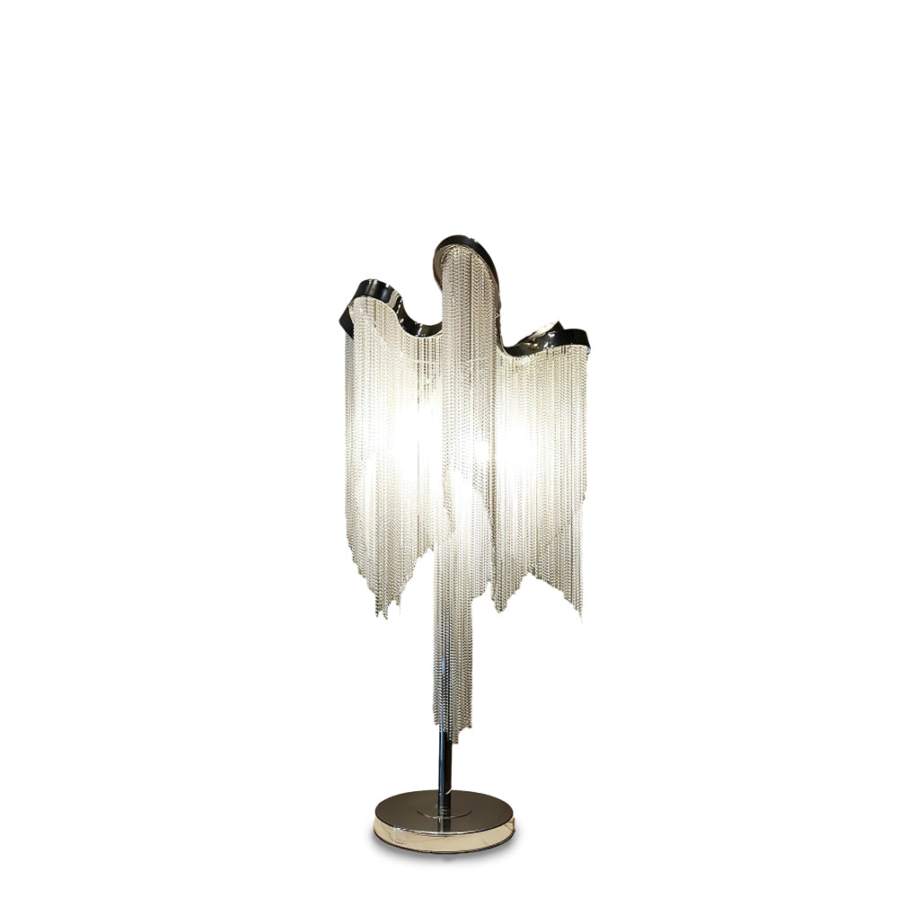 Modern Minimalist Tassel Table Lamp - Stylish Home Decor for Living Room, Bedroom & Office - Soft Ambient Lighting for Relaxation & Reading