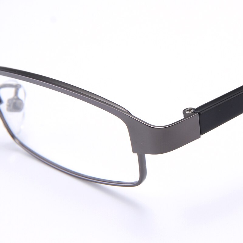 Bclear Men's Full Rim Small Rectangle Acetate & Alloy Frame Eyeglasses (Model My1858) - Lightweight & Durable for Work, Reading & Everyday Wear