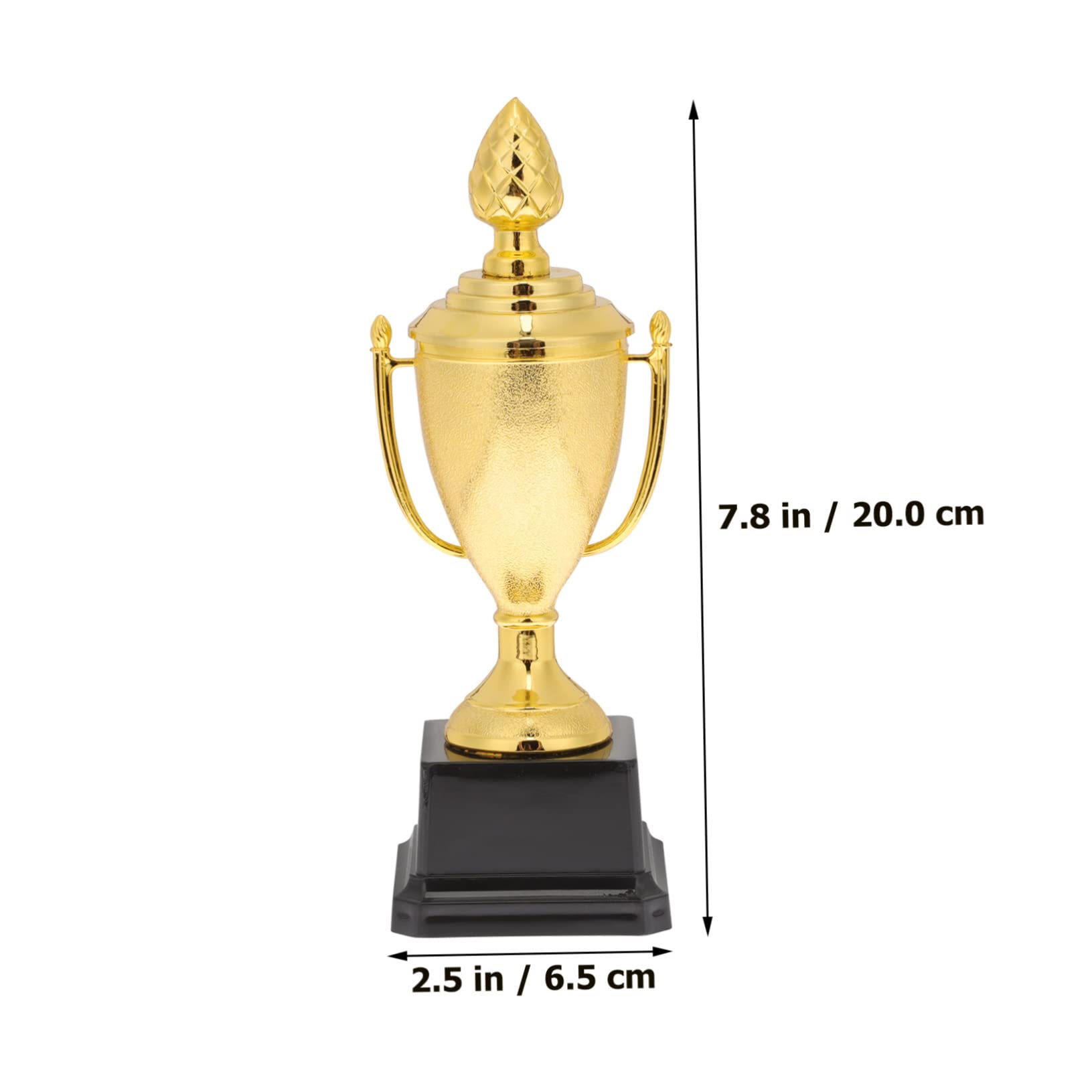 WOONEKY Mini Plastic Game Trophy Toys for Kids - School Rewards, Party Favors & Room Decor - Fun Prize for Children's Achievements & Playtime