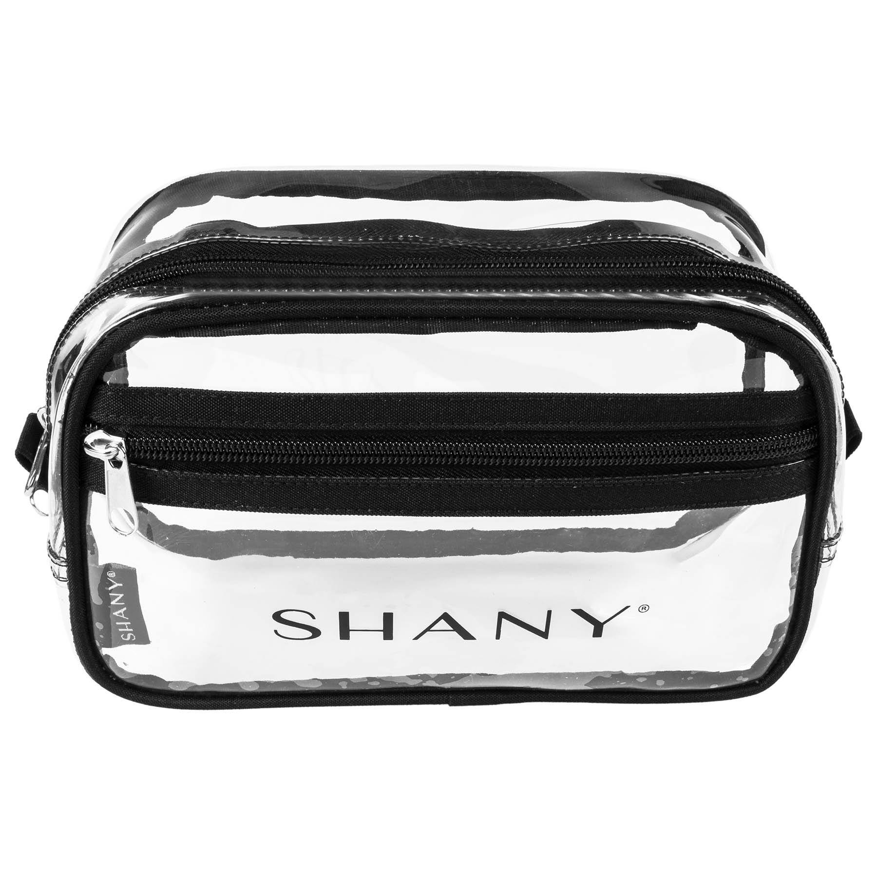 Clear Travel Toiletry Bag for Makeup & Cosmetics - Waterproof Zippered Compartment Organizer Pouch - Perfect for Carry-On Luggage, Air Travel & Gym Essentials