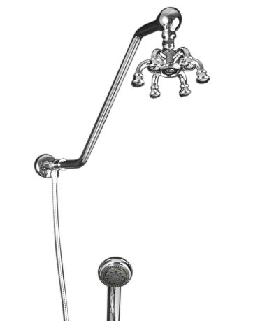 Octo 6 Shower System - 8 Function Rainfall Shower Head with Handheld Sprayer, High Pressure Water Saving Design for Bathroom & Spa Relaxation | Perfect for Master Bath, Guest Bath & Luxury Home Renovation