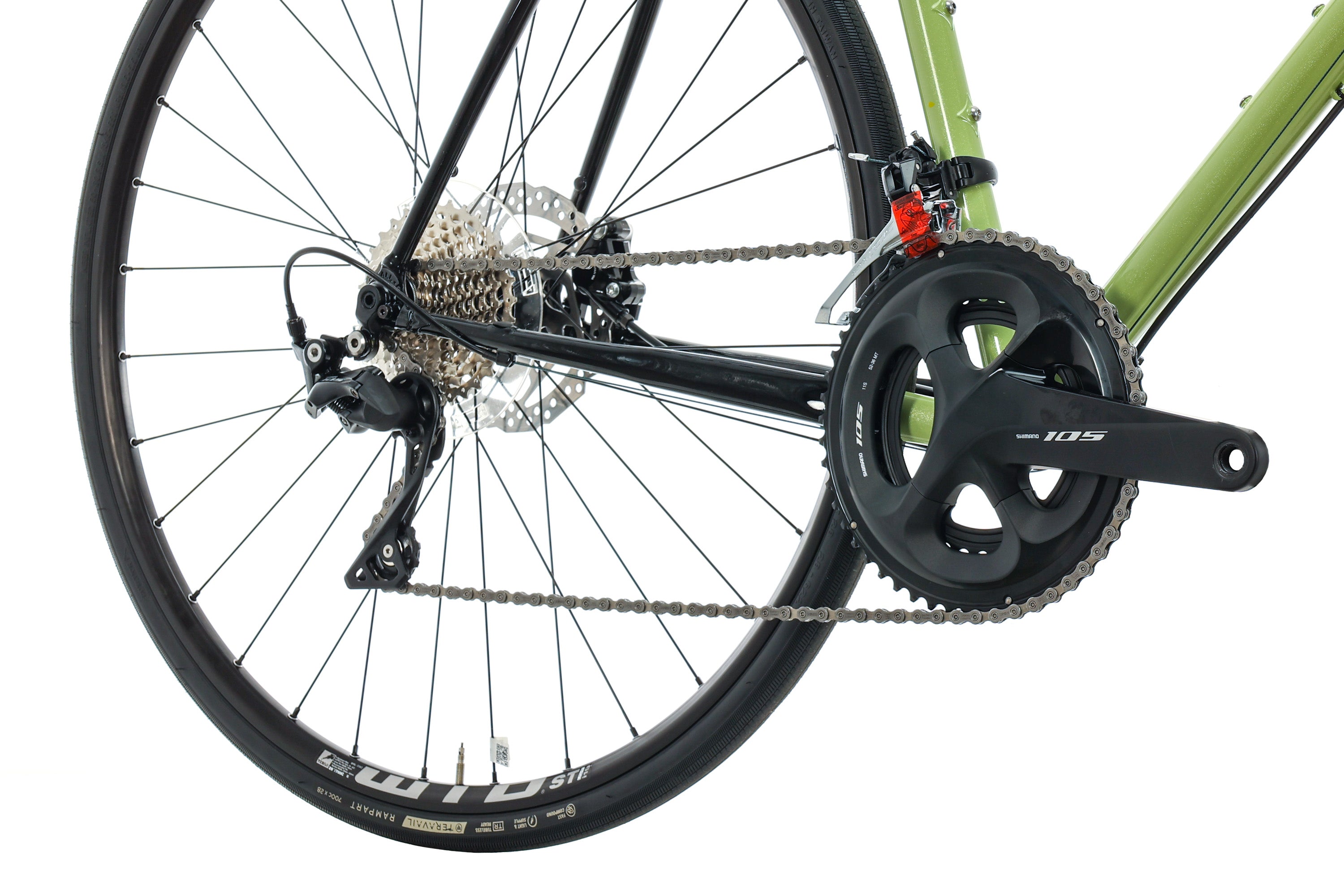 All City Zig Zag 105 Road Bike 2023 - 58cm Lightweight Aluminum Frame with Shimano 105 Groupset - Perfect for Commuting, Fitness Riding & Weekend Adventures