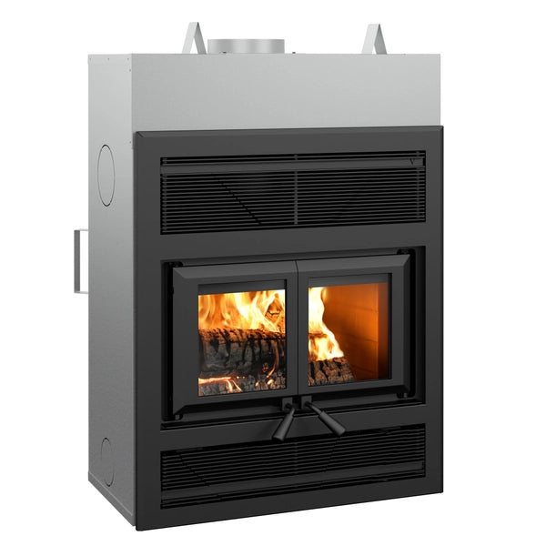Ventis HE325 High Efficiency Fireplace Bundle - EPA Certified Wood Stove with Blower for Home Heating | Perfect for Living Rooms, Cabins & Winter Warmth