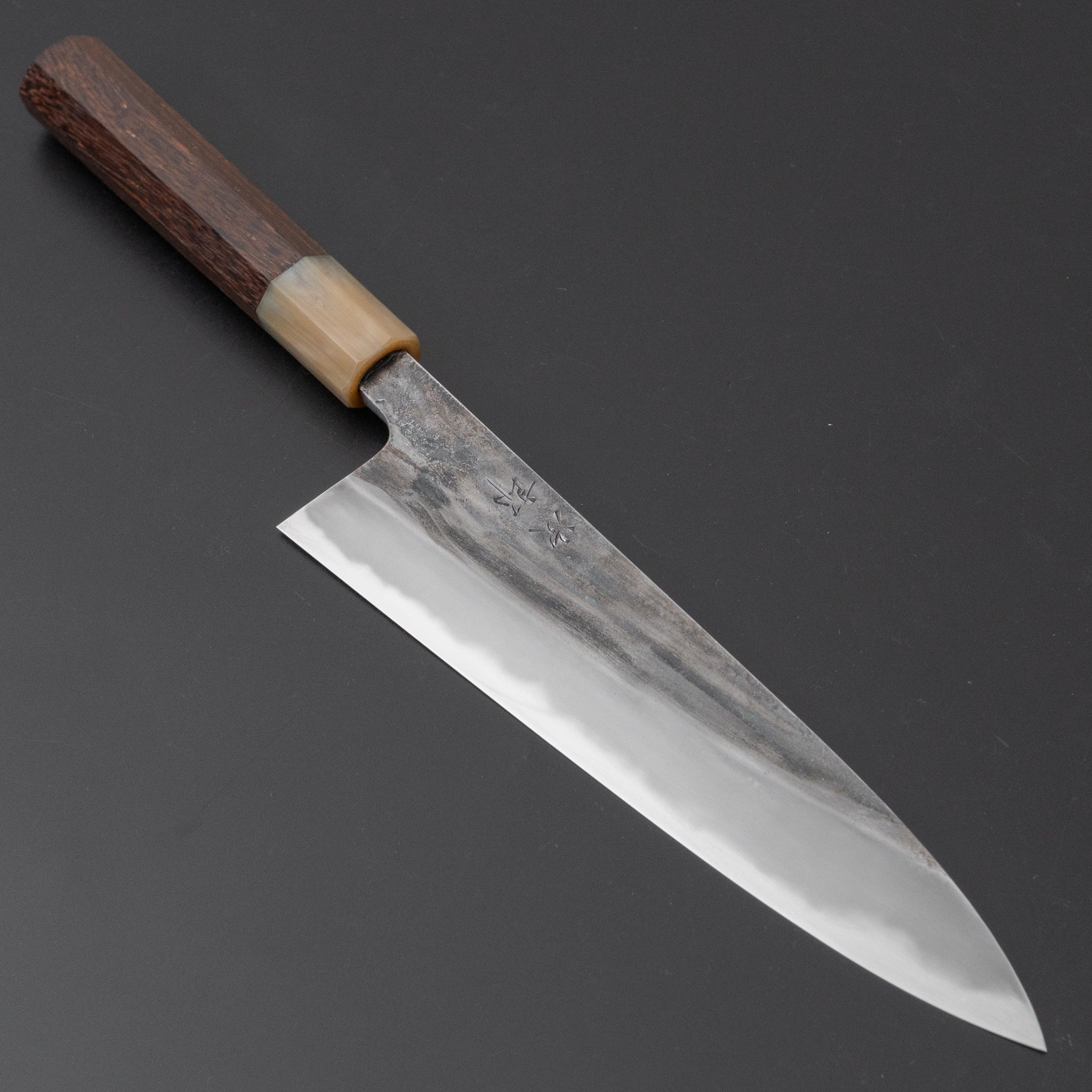 Premium Jiro Tsuchime Petty Knife 180mm - Japanese High Carbon Steel Blade with Taihei Tagayasan Handle (#474) - Perfect for Sushi, Vegetables & Precision Kitchen Tasks