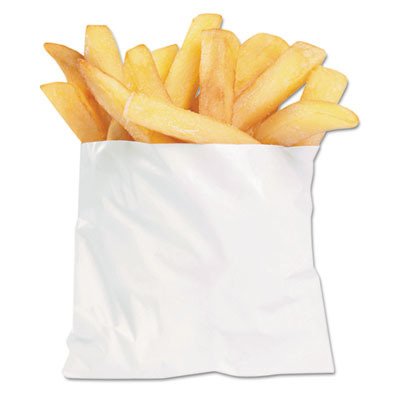 BGC450003 - Premium French Fry Bags for Restaurants, Food Trucks & Catering - Grease-Resistant Paper Fry Containers for Takeout, Fast Food & Events