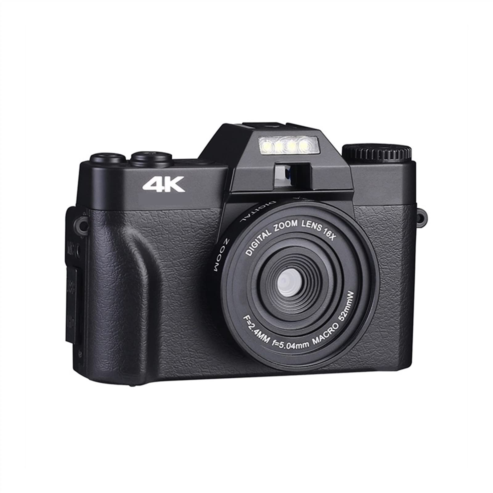 AUBEST 4K Digital Video Camera Camcorder - 48MP Photography, Rotatable Screen, Compact & Retro Design for Vlogging, YouTube, Travel Recording (Includes 128GB TF Card) - Perfect for Content Creators, Travel Vlogging & Family Events