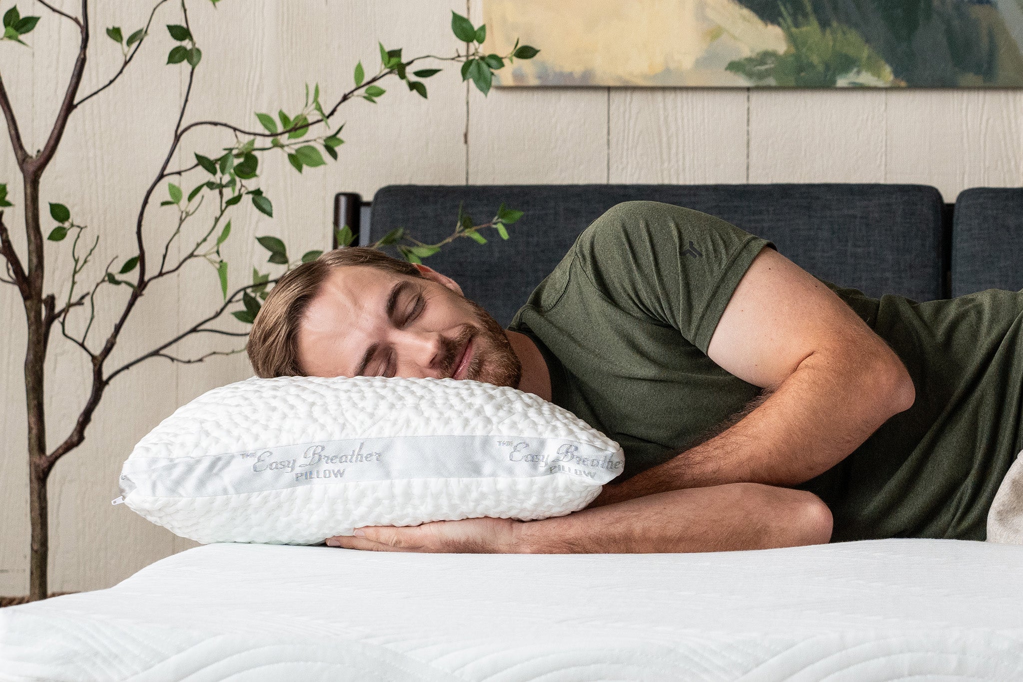 Best Side Sleeper Pillow for Easy Breathing - Orthopedic Memory Foam Neck Support - Perfect for Back & Stomach Sleepers - Ideal for Snoring Relief & Better Sleep