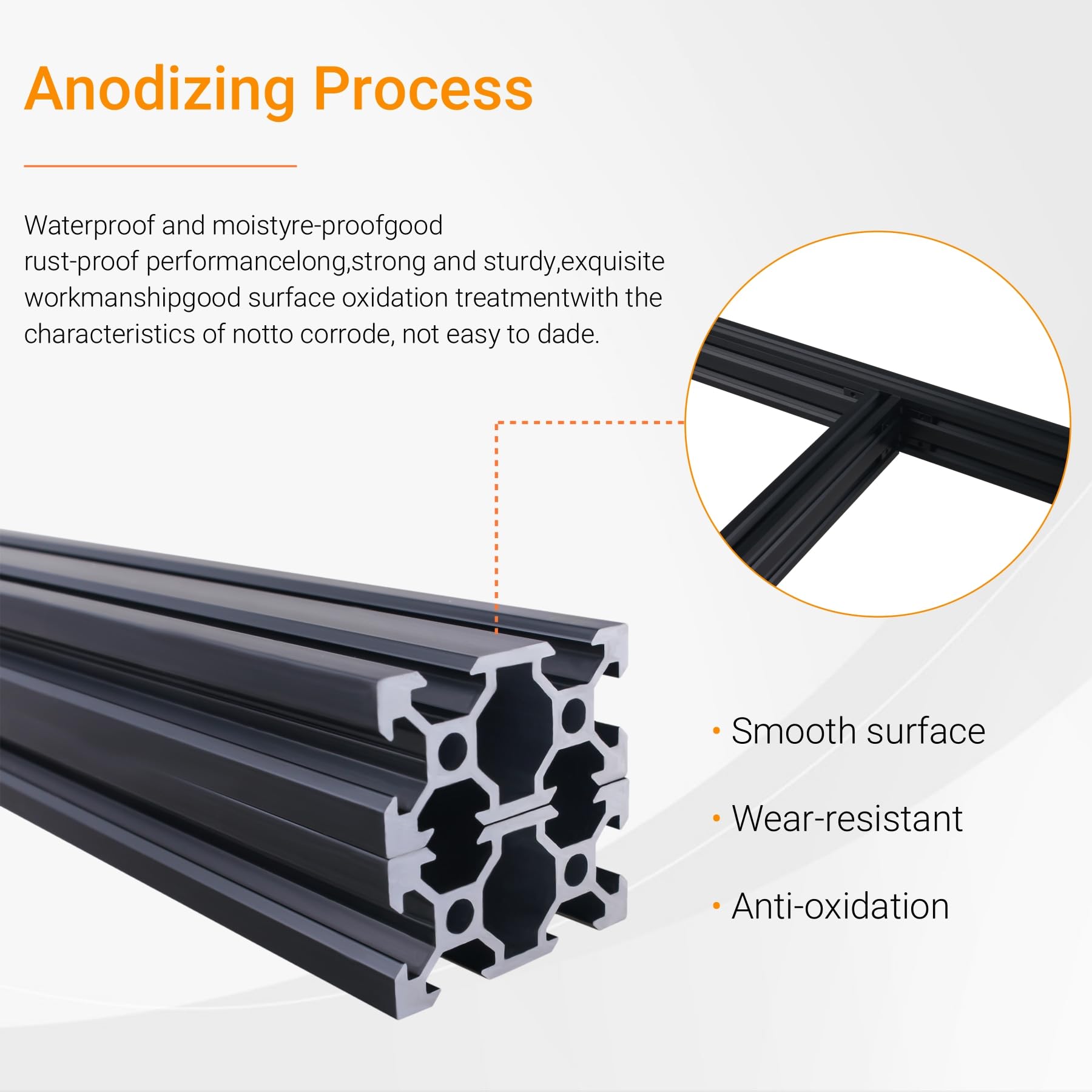 2PCS 300mm 2040 V-Slot Aluminum Extrusion - Black Anodized European Standard Linear Rails with Accessories for 3D Printer & CNC Machines | Perfect for DIY Projects, Robotics, and Industrial Automation