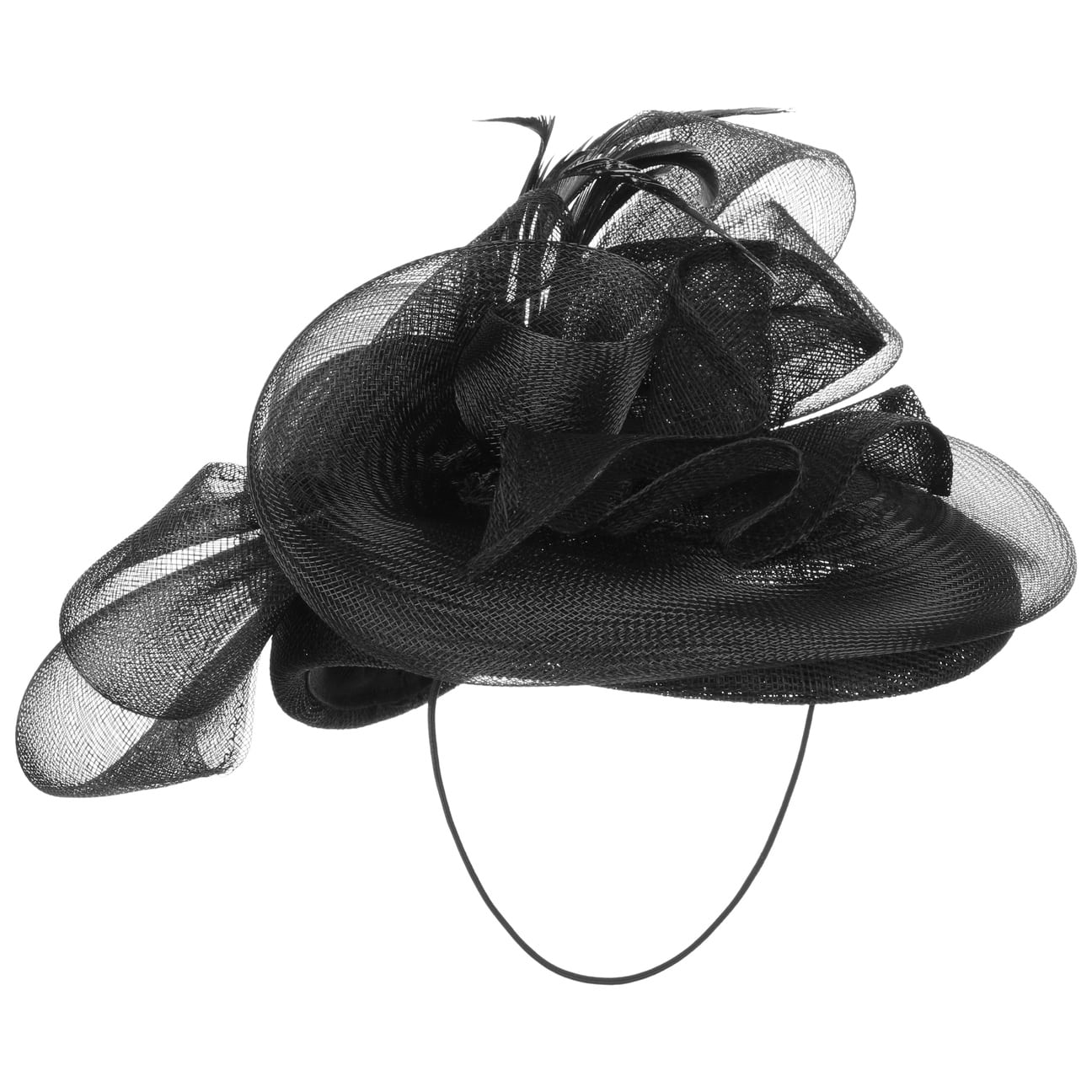 Lierys Sinamay Crynol Fascinator Hat - Elegant Women's Headpiece for Weddings, Races & Special Occasions