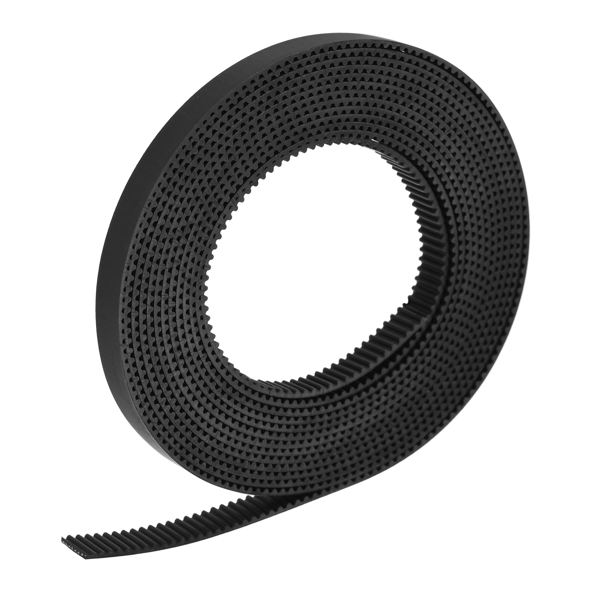**MECCANIXITY Black Rubber Timing Belt - 3 Meter Circumference, 6mm Width - Compatible with Synchronous Pulley Wheels for 3D Printers - Perfect for DIY 3D Printing, CNC Machines, and Robotics Projects**