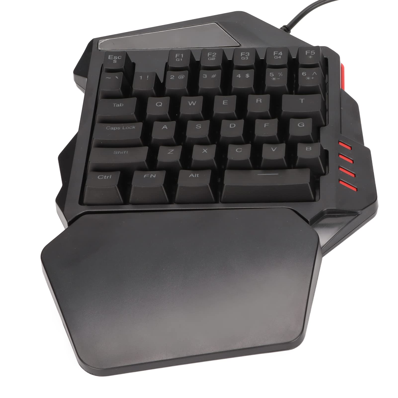 Shanrya One-Handed Gaming Keypad with RGB Backlight - Compatible with Windows Vista, 2000, XP - Perfect for PC Gaming, MMO, and Esports Enthusiasts