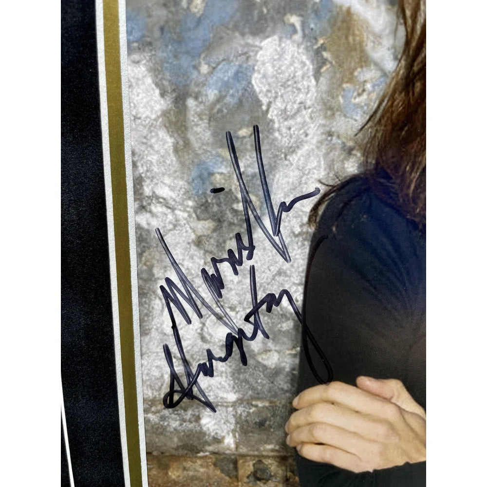 Mariska Hargitay Autographed Law & Order SVU 11x14 Photo Framed with BAS COA - Olivia Benson Collectible Memorabilia - Perfect for TV Show Fans, Office Decor & Gift for Crime Drama Lovers
