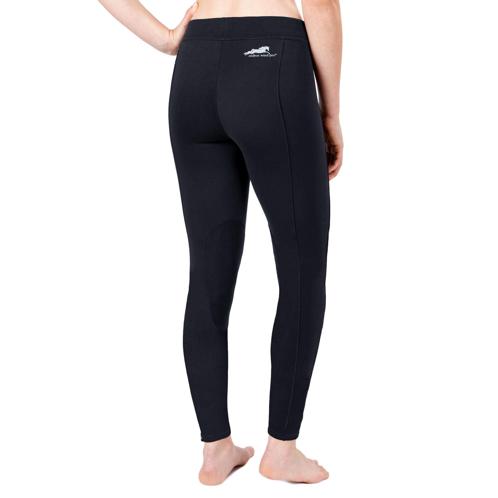 Irideon Women's Wind Pro Knee Patch Breech Riding Pants - Comfortable Equestrian Breeches for Horseback Riding & Show Jumping