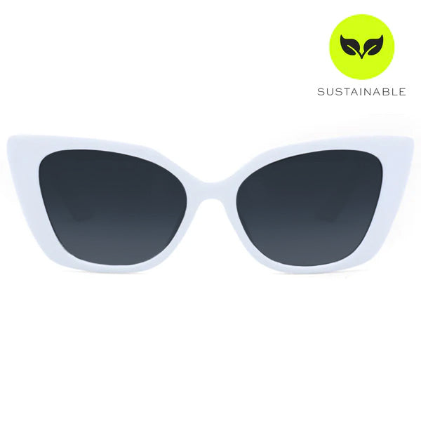 Sustainable SOPHIA White Prescription Glasses - Eco-Friendly & Stylish Eyewear for Reading, Work, and Everyday Use