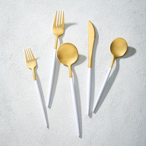 Two Tone White and Gold