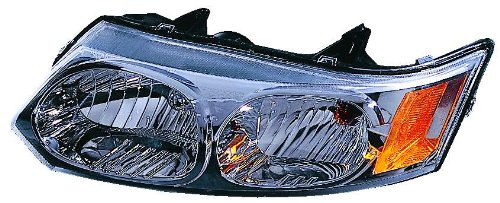 2003-2007 Saturn Ion Sedan Left Driver Side Headlight Assembly Replacement - Perfect for Night Driving & Road Safety