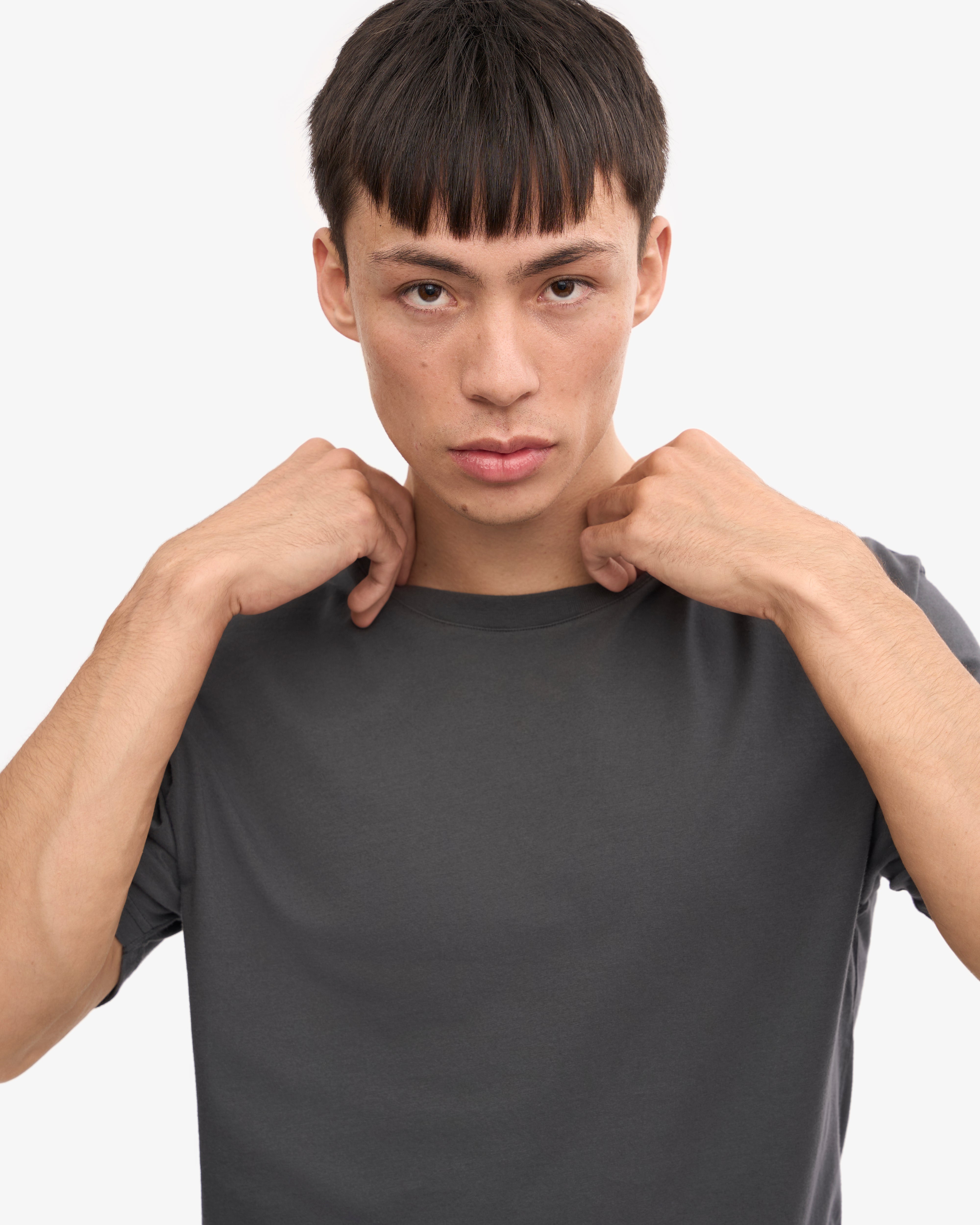 Classic Organic Cotton T-Shirt for Men & Women - Lava Grey | Eco-Friendly & Comfortable Casual Wear for Everyday Outfits