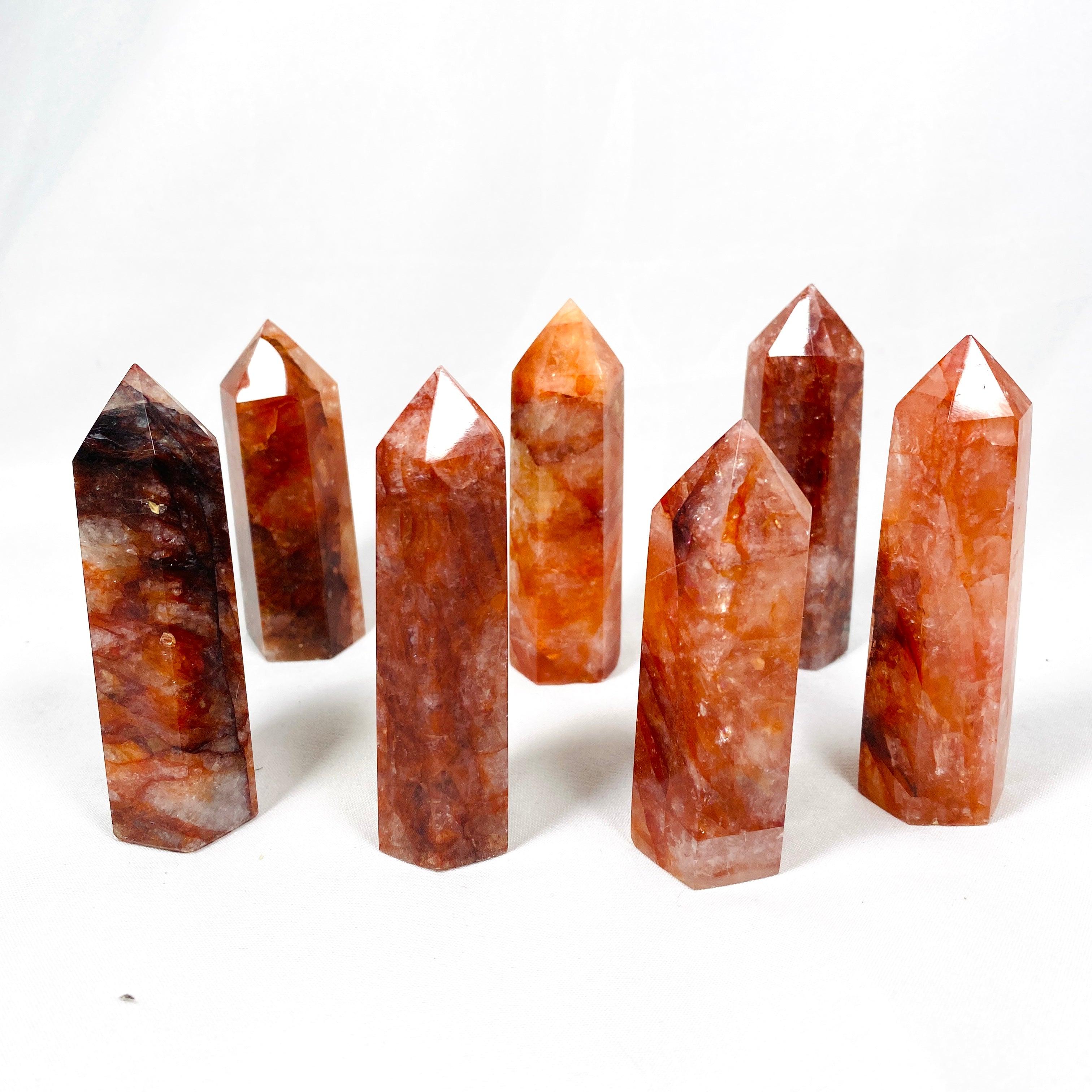 75-100g Fire Quartz Generator (FQG-85) - High-Quality Energy Crystal for Meditation, Healing & Home Decor
