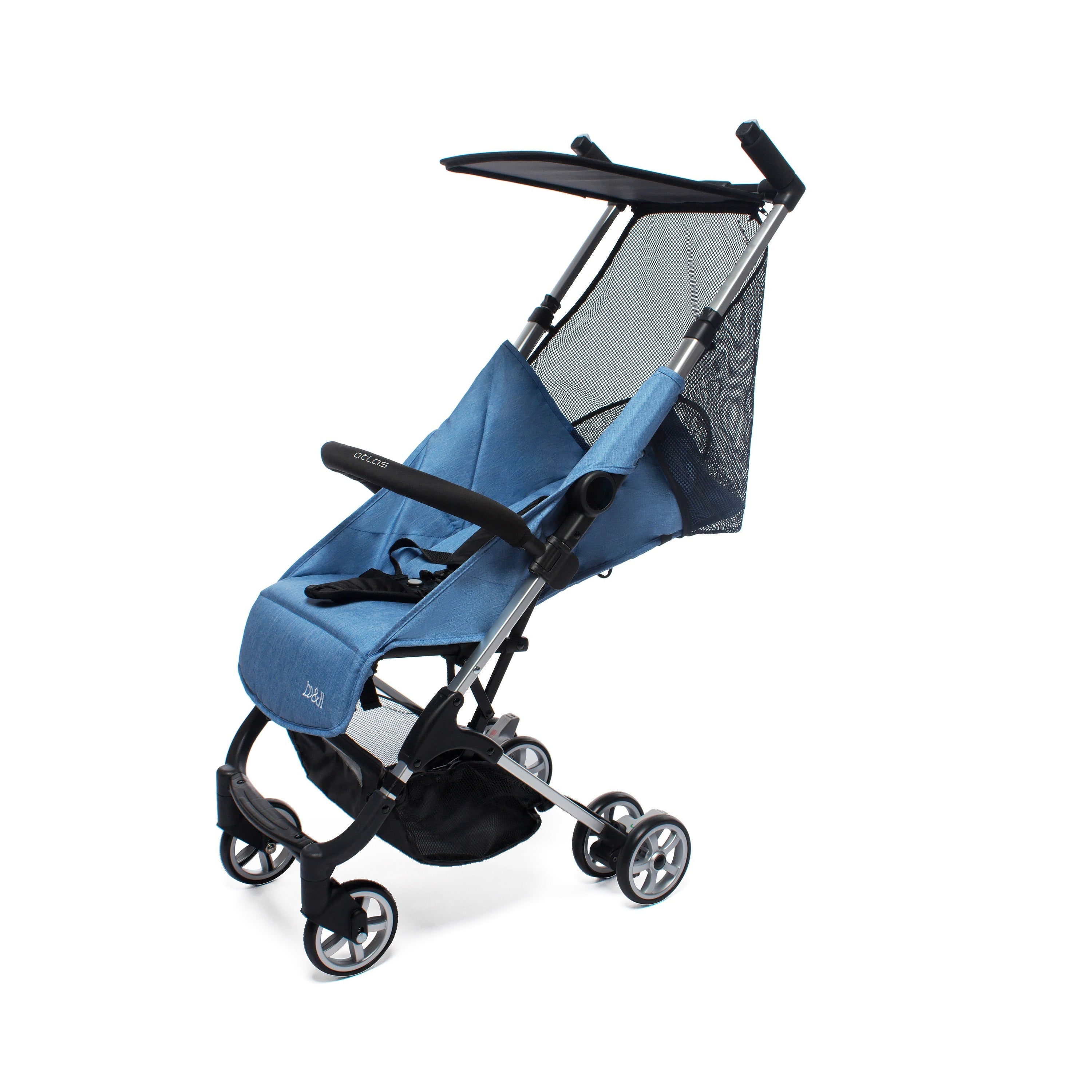 B&H Swiss Atlas Lightweight Baby Stroller - Compact & Portable for Travel, Shopping, and Daily Walks
