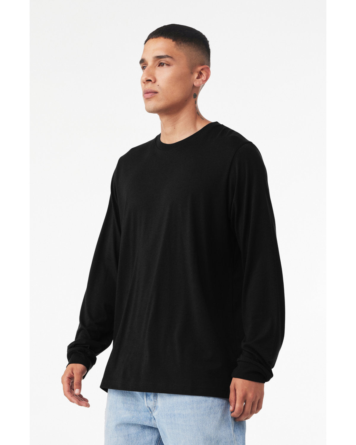 Bella + Canvas 3513 Unisex Triblend Long Sleeve T-Shirt - Soft Comfortable Crew Neck Tee for Men & Women - Perfect for Casual Wear, Layering & Everyday Outfits