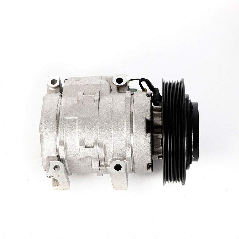 Kia Spectra & Spectra5 2.0L A/C Compressor with Clutch - Replacement Air Conditioner Compressor for 158350 | Perfect for Summer Cooling & Auto AC Repair