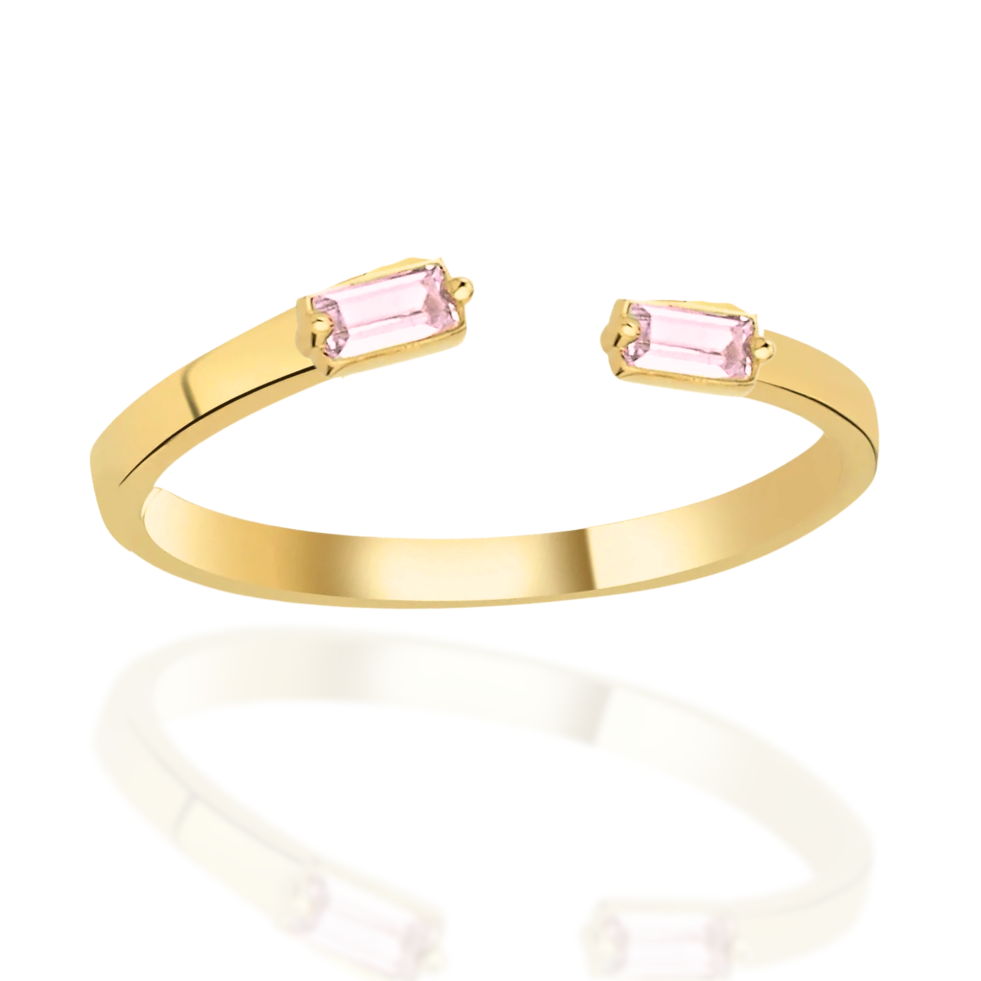 Gold with Emerald Gems