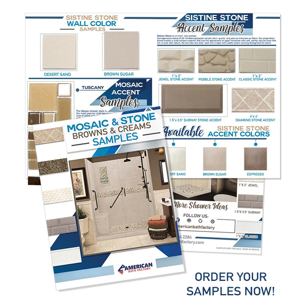 Sistine Stone Sample Pack - Natural Stone Tiles for Home Decor, Kitchen Backsplash & Bathroom Renovation | High-Quality Marble, Granite & Travertine Samples for DIY Projects & Interior Design