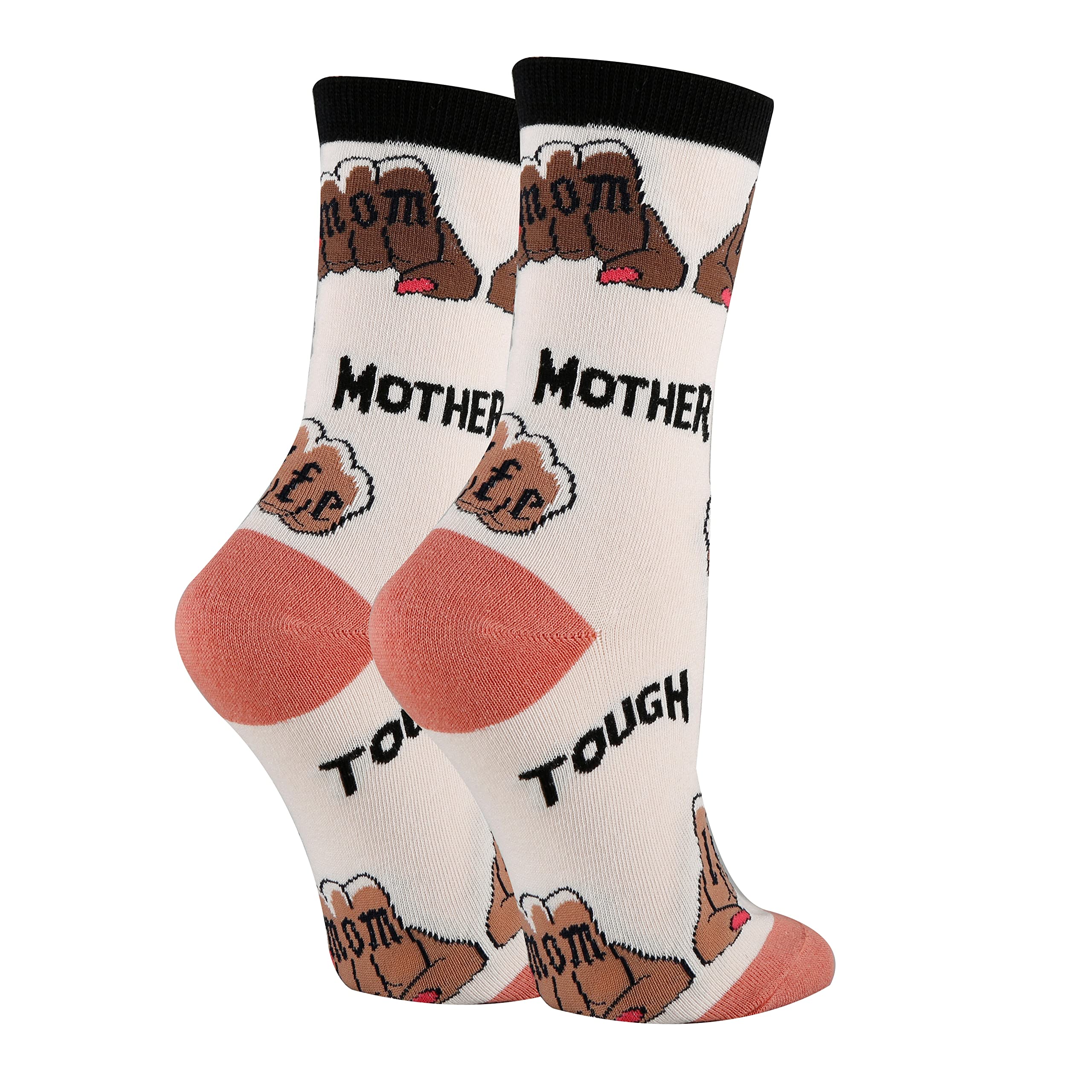Oooh Yeah Women's Fun & Crazy Novelty Crew Socks - Positive, Funny & Cool Socks for Everyday Wear, Gifts & Office Fashion