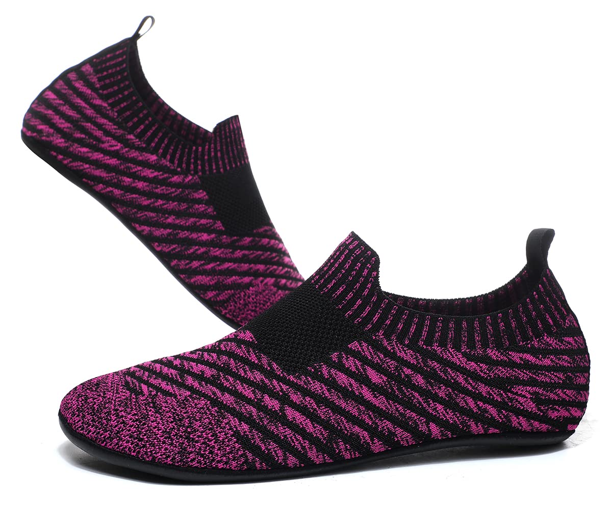 SLIPVEL Lightweight House Slippers - Non-Slip Indoor Home & Yoga Shoes for Women & Men - Perfect for Relaxing at Home, Yoga Practice and Comfortable Lounging