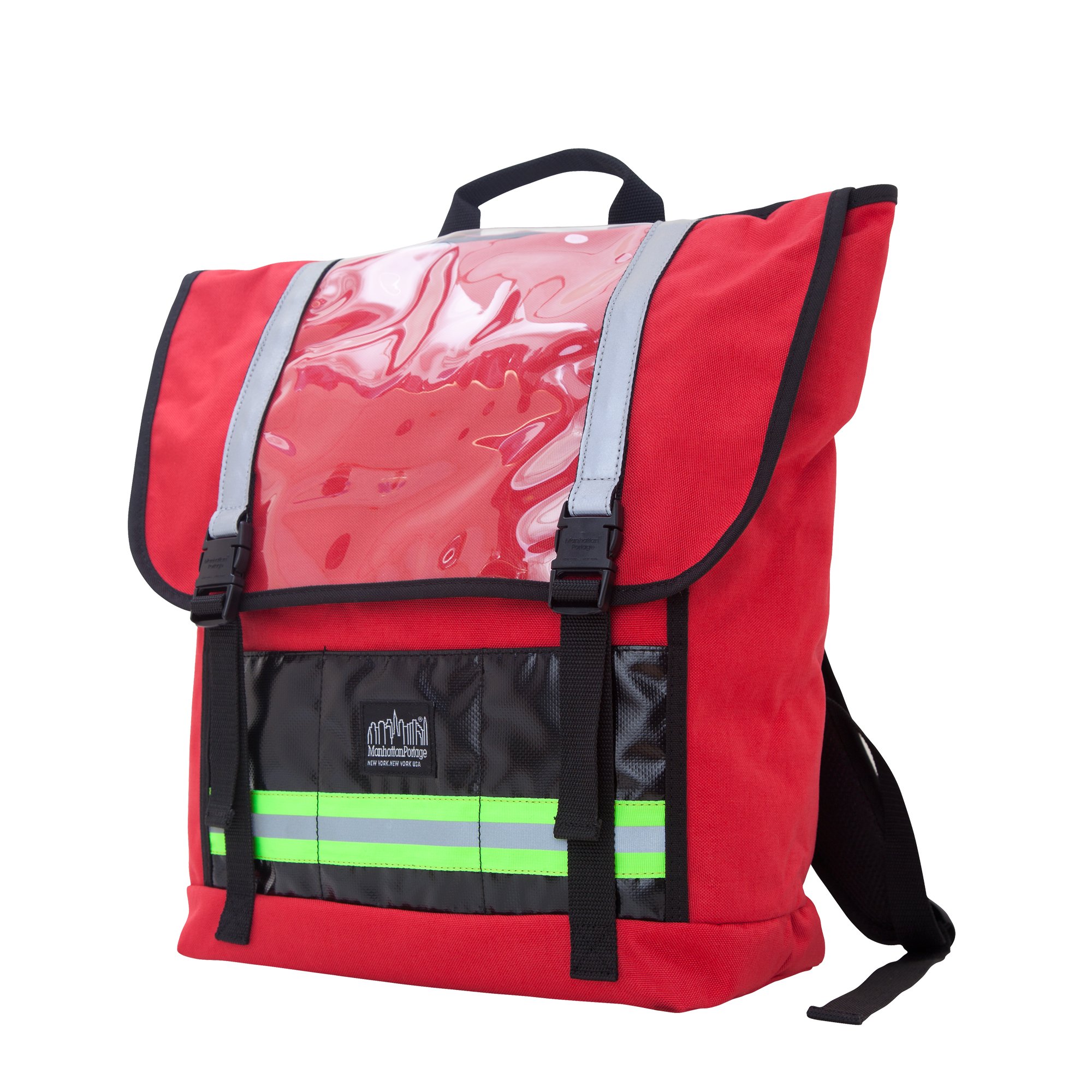Manhattan Portage The Empire Junior Lite Bag - Small Red Crossbody Bag for Men & Women | Lightweight Durable Travel & Everyday Use