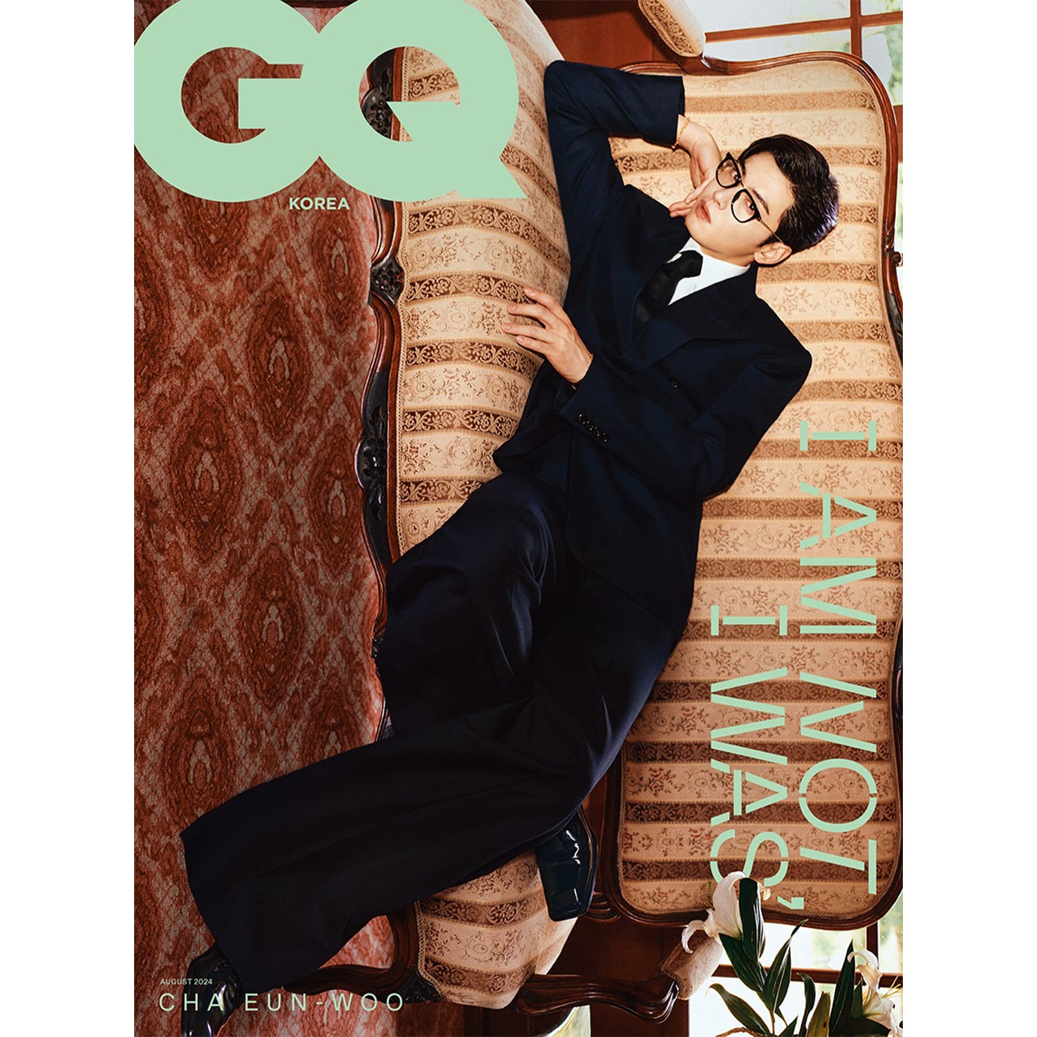 GQ Korea August 2024 Magazine Featuring Cha Eun Woo (ASTRO) - Kpop Fashion & Celebrity Style Inspiration for Fans