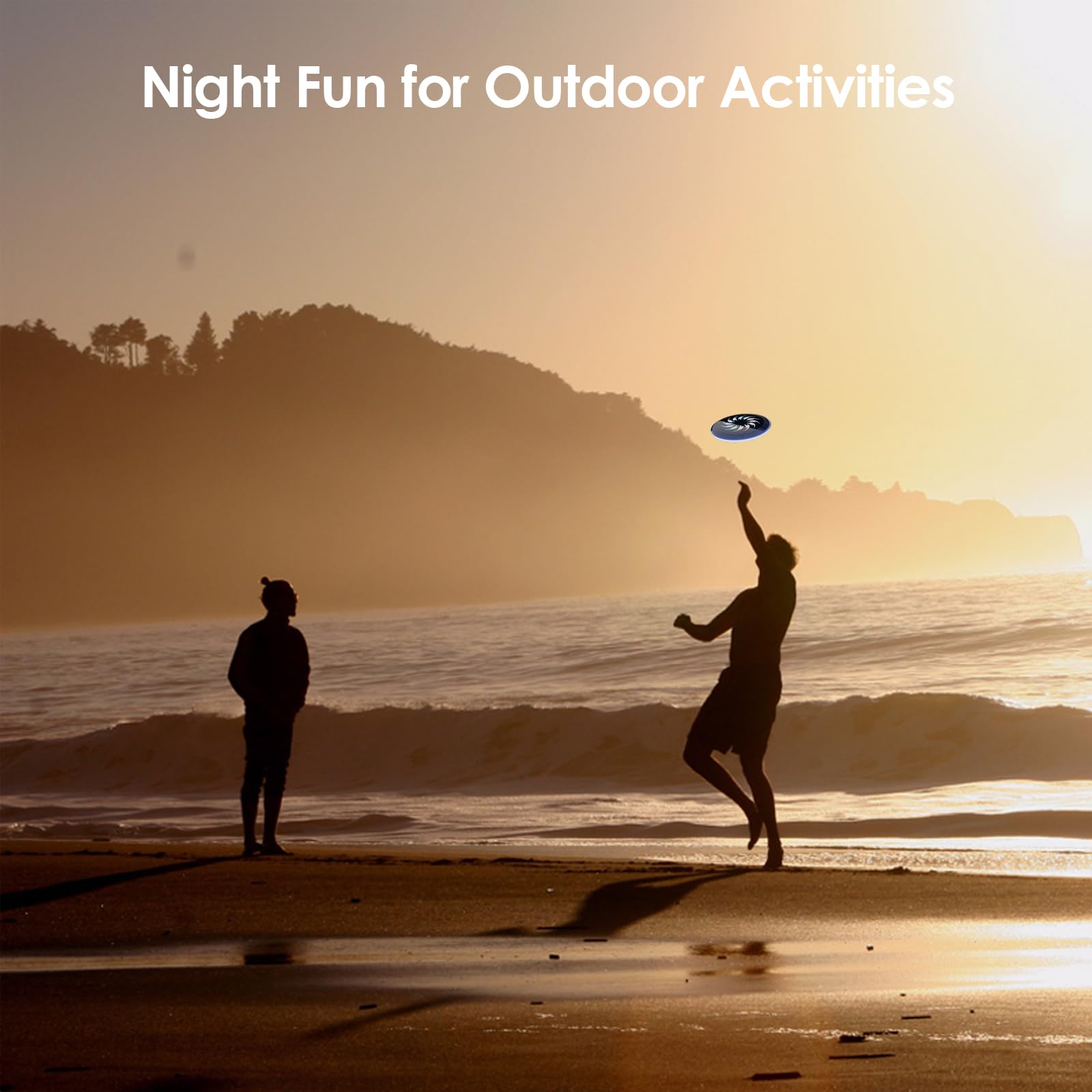 SEMTION LED RGB Flying Disc Toy - Light Up Glow Disc for Kids, Teens & Adults - Outdoor Play, Night Games, Birthday Gifts & Cool Party Favors - Perfect for Beach, Park, Backyard & Camping Activities
