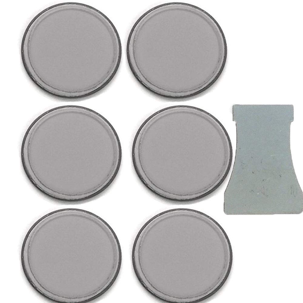 HRTSELEC 20MM Ceramic Ultrasonic Mist Maker Fogger Replacement Discs - 6 Pack with Tool for Humidifier Parts | Perfect for Home Spa, Aromatherapy & Indoor Plant Humidification