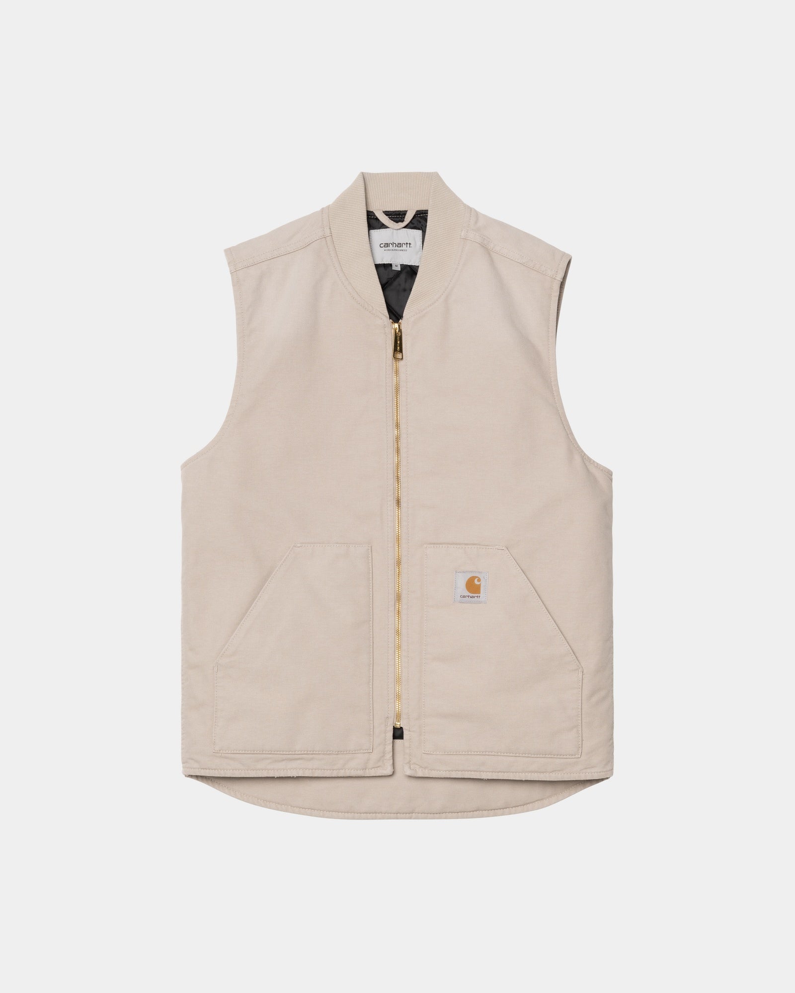 Stone Canvas Spring Vest in Dusky Beige - Lightweight Layering Piece for Outdoor Adventures & Casual Wear