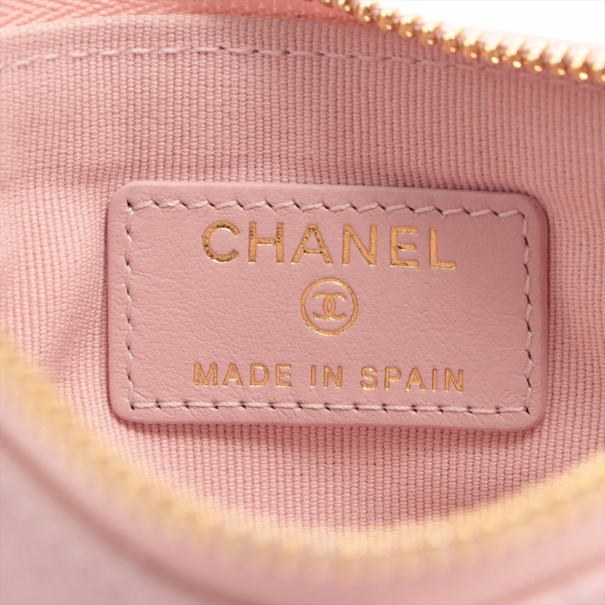 Authentic Chanel Mini O Case in Pink Caviar Leather with Microchip - Perfect for Everyday Luxury & Travel Accessories