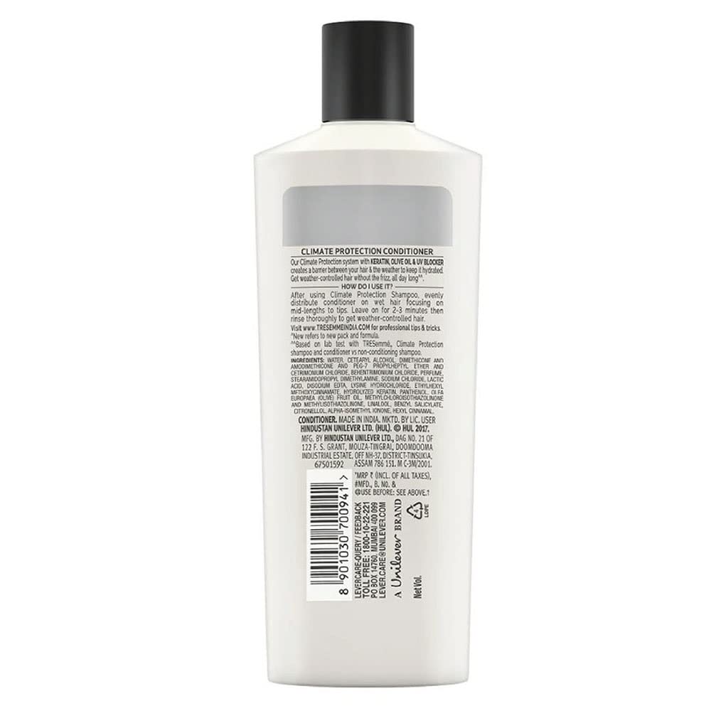 TRESemme Olive Climate Control Conditioner for Frizzy Hair - 190ml (6.4oz) - Hydrating & Smoothing Hair Care - Perfect for Dry, Damaged Hair - Use After Shampoo for Best Results