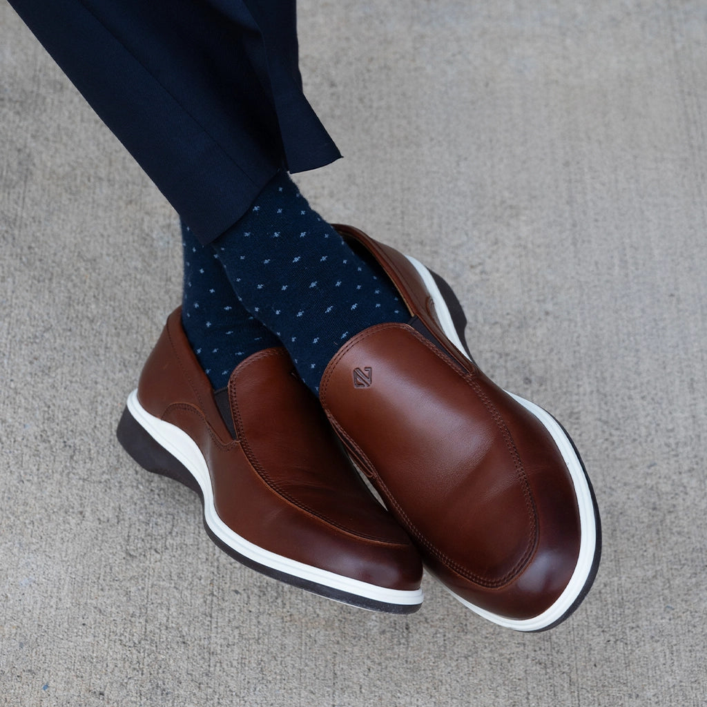 Comfortable Slip-On Shoes for Men & Women - Lightweight & Breathable Coffee Color Casual Loafers - Perfect for Walking, Travel, and Everyday Wear