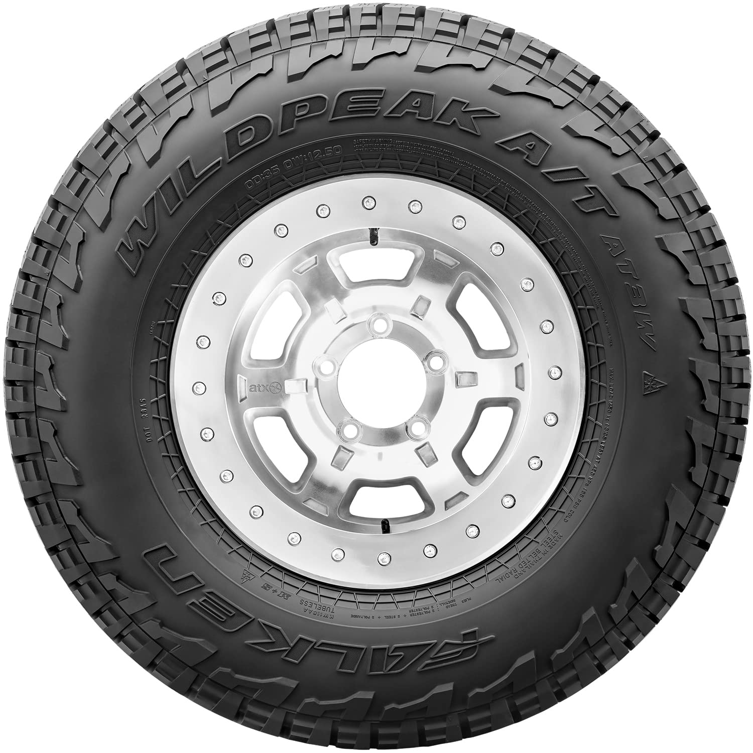 Falken Wildpeak A/T3W All-Terrain Radial Tire - 265/60R18 114T - Premium Off-Road & Highway Tires for Trucks, SUVs & 4x4 Vehicles