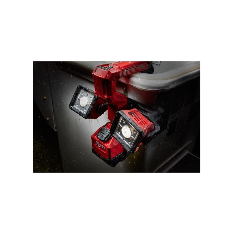 M18 18V Cordless Utility Bucket Light with 2 Batteries - 2122 22HD Lithium-Ion LED Work Light for Construction, Camping, and Emergency Use