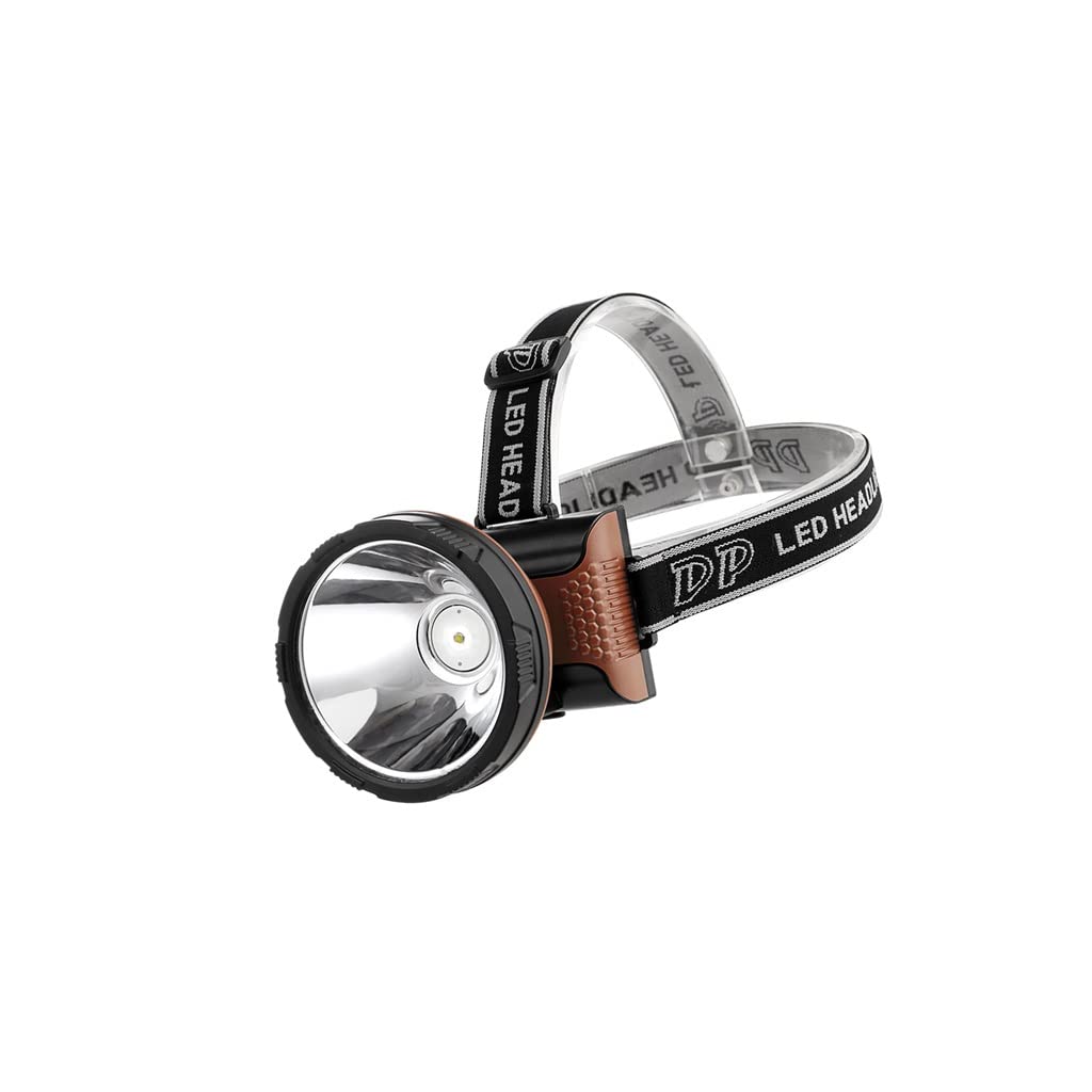 TONPOP Rechargeable Headlamp - 1000 Lumen Bright LED Headlight with Long Battery Life, Adjustable Head Torch for Camping, Hiking, Mining & Outdoor Activities (Black) - Perfect for Night Running, Fishing, and Emergency Use