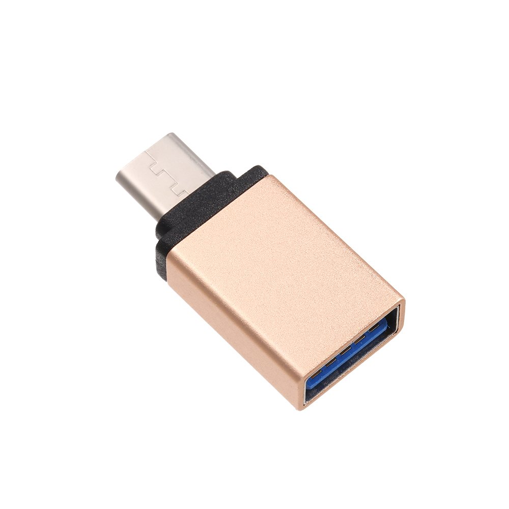 USB C to USB 3.0 Adapter - Type C Male to USB A Female OTG Converter - Aluminum Alloy Design - Compatible with Samsung Galaxy S8 Plus, Xiaomi Mi5/Mi6 - Perfect for Data Transfer & Charging Between USB-C and USB-A Devices