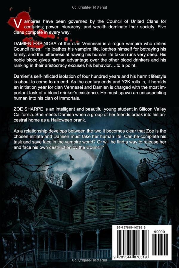 Blood Intentions: Reluctant Initiate - Dark Fantasy Novel for Adults | Perfect for Gothic Horror Fans & Book Club Discussions